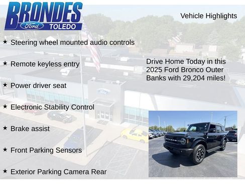 Used 2025 Ford Bronco Outer Banks AWD/4WD image 17