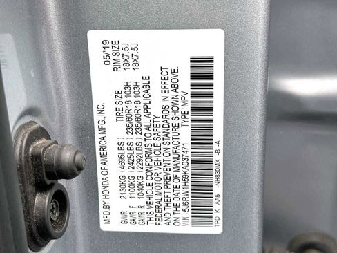 Used 2019 Honda CR-V EX image 22