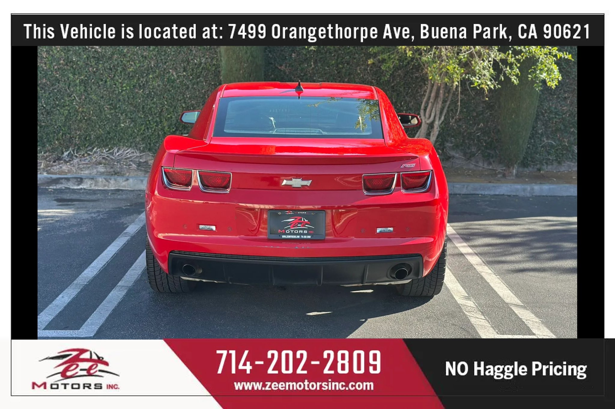 Used 2010 Chevrolet Camaro LT w/ RS Package RWD image 8