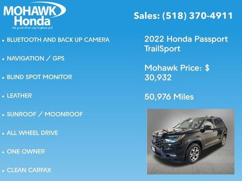 Used 2022 Honda Passport TrailSport image 8