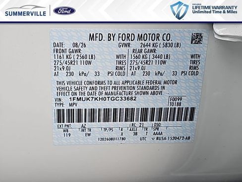 New 2026 Ford Explorer ST-Line w/ ST-Line Street Pack RWD image 38