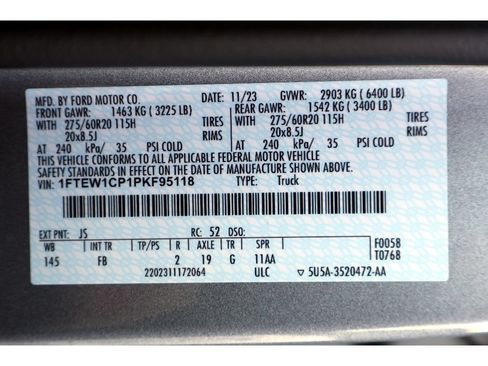 Used 2023 Ford F150 XLT w/ Equipment Group 301A Mid RWD image 39