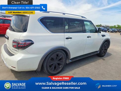 Used 2017 Nissan Armada Platinum w/ Captain Seat Package RWD image 4