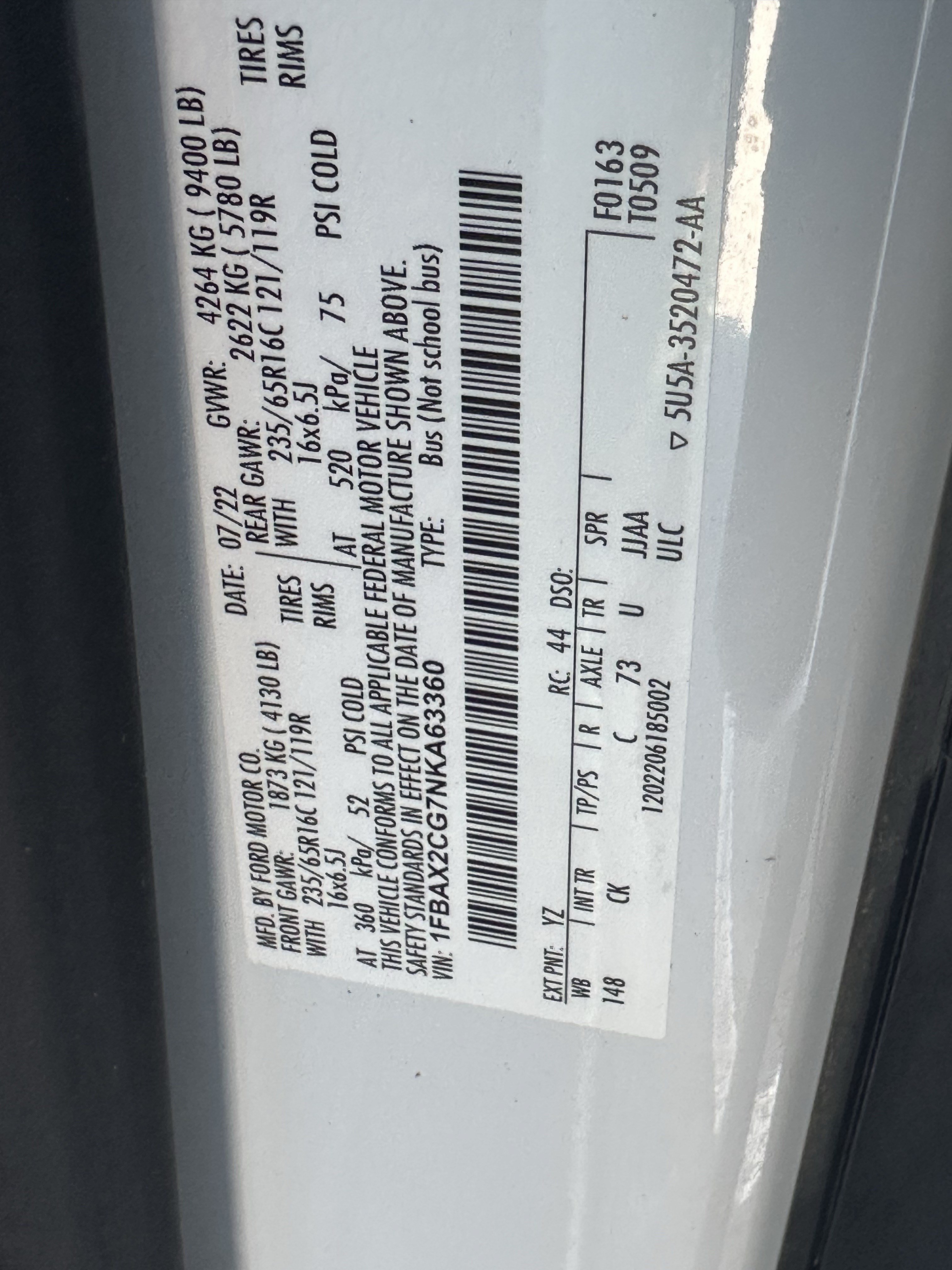 Used 2022 Ford Transit 350 XLT RWD image 31