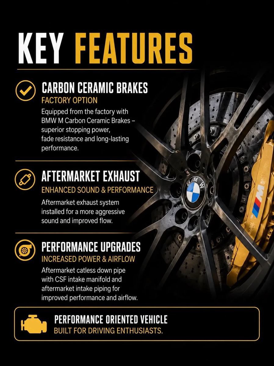 Used 2019 BMW M4 CS w/ Executive Package RWD image 2