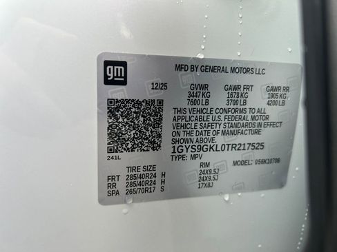 New 2026 Cadillac Escalade Platinum Sport w/ LPO, ONYX Package image 34