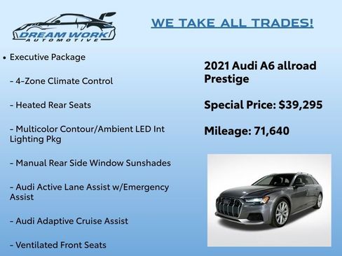 Used 2021 Audi A6 3.0T allroad Prestige w/ Prestige Package image 2