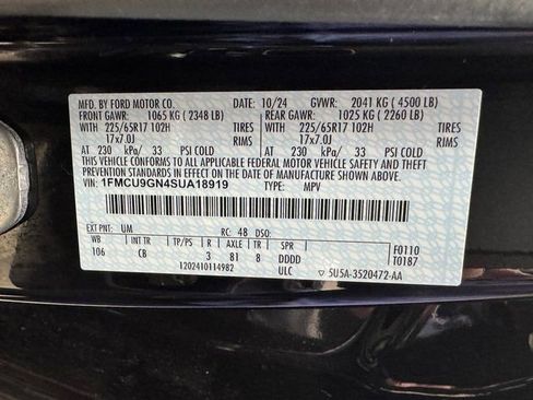 Certified 2025 Ford Escape Active w/ Cold Weather Package image 29