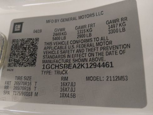 Used 2019 Chevrolet Colorado W/T RWD image 33