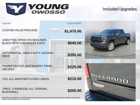 Certified 2020 Chevrolet Silverado 1500 Custom w/ Custom Value Package AWD/4WD image 4