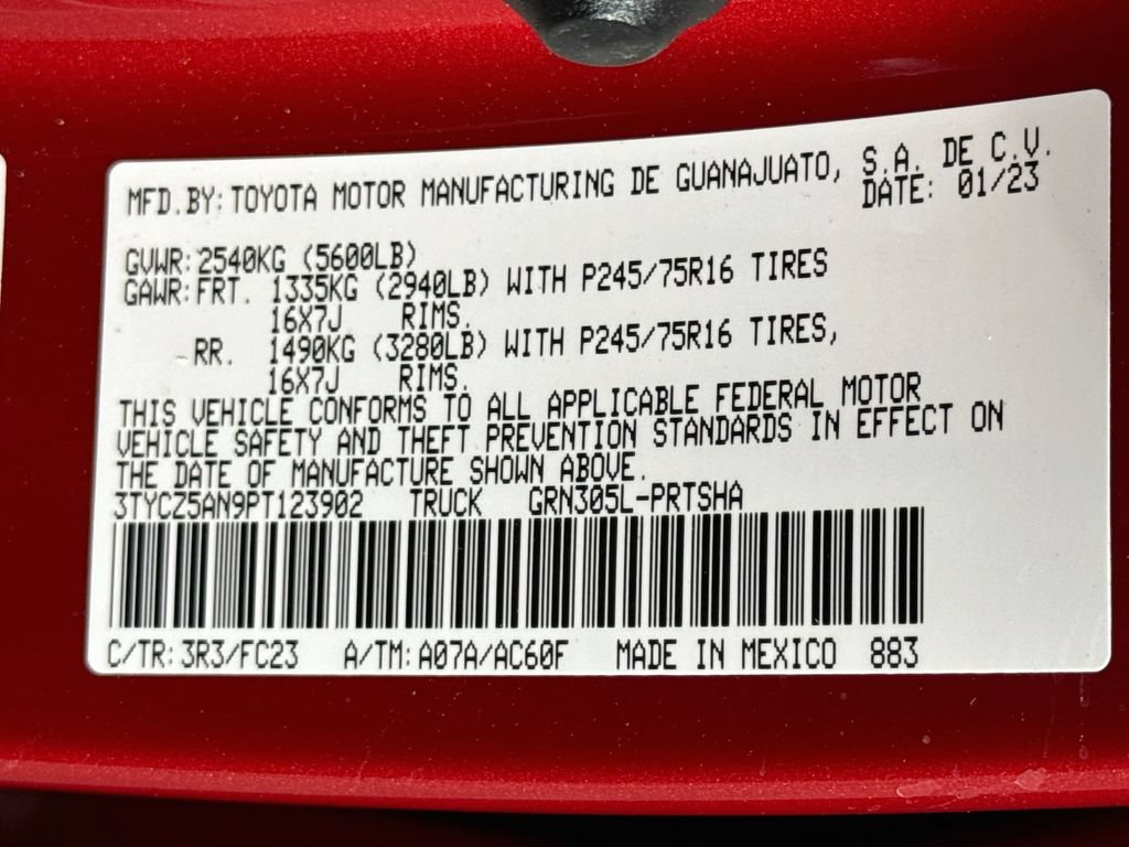 Used 2023 Toyota Tacoma SR5 AWD/4WD image 15