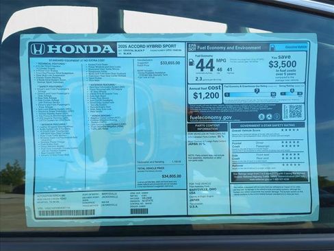 New 2025 Honda Accord Sport image 15