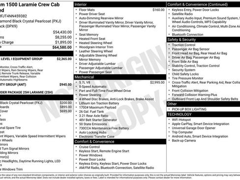 Used 2022 RAM 1500 Laramie AWD/4WD image 10