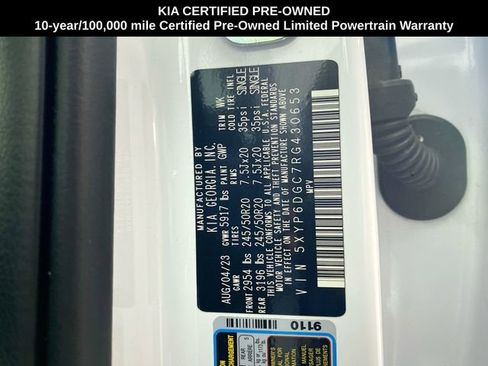 Certified 2024 Kia Telluride S w/ S Sunroof Package image 36