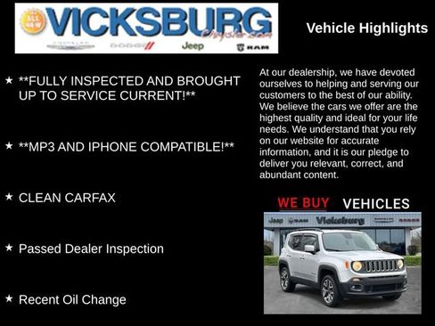 Used 2017 Jeep Renegade Latitude w/ Cold Weather Group image 13