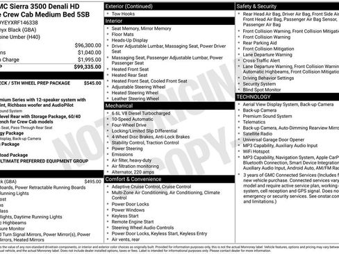 Certified 2024 GMC Sierra 3500 Denali Ultimate AWD/4WD image 48