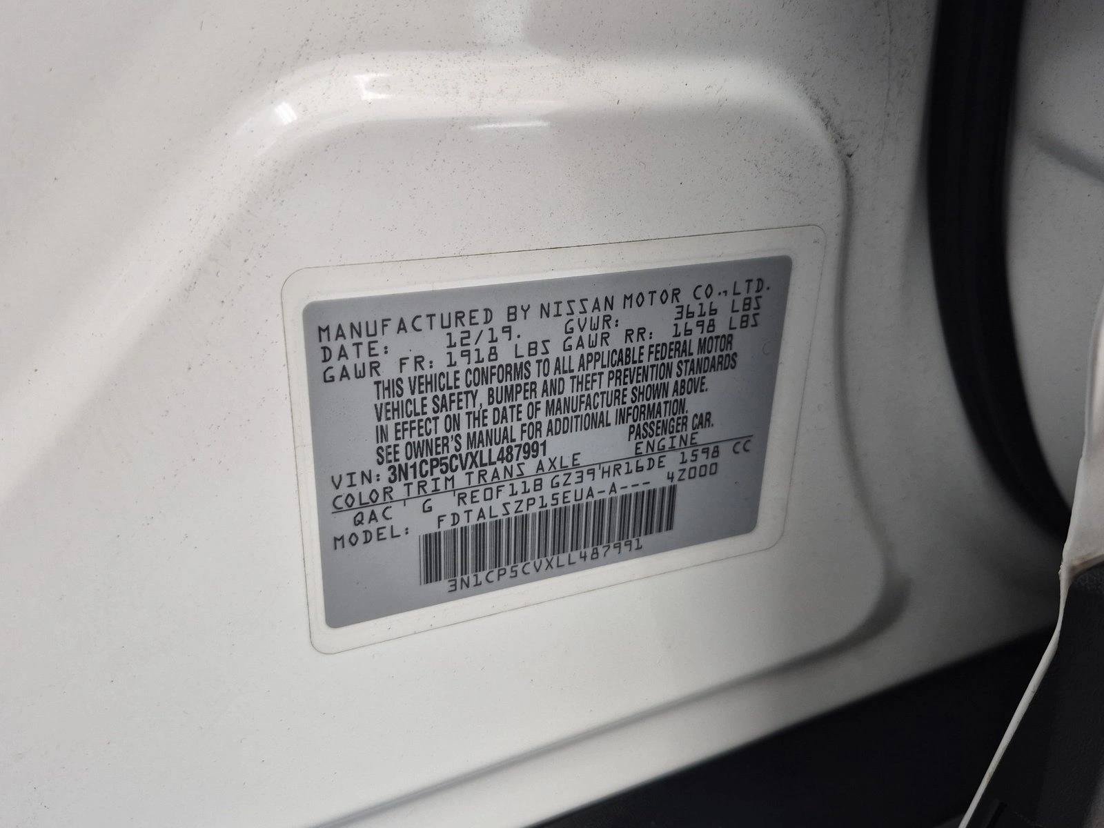 Used 2020 Nissan Kicks SV w/ Exterior Package FWD image 26