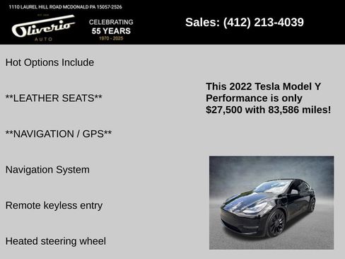 Used 2022 Tesla Model Y Performance AWD/4WD image 5