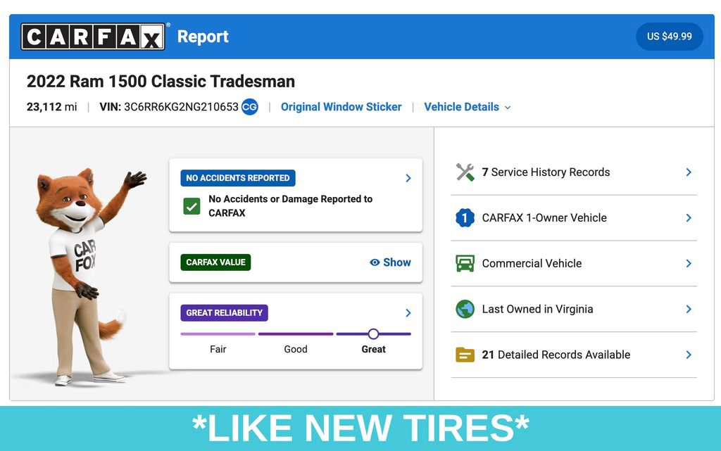 Used 2022 RAM 1500 Tradesman w/ Tradesman SXT Package RWD image 10