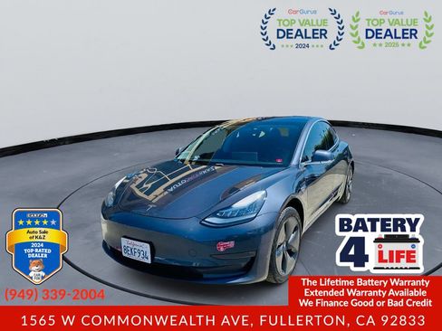 Used 2018 Tesla Model 3 Long Range AWD/4WD image 1