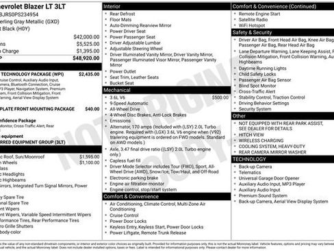 Used 2023 Chevrolet Blazer LT w/ Sound & Technology Package image 3