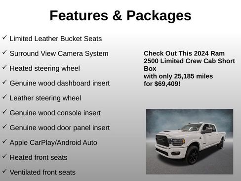 Used 2024 RAM 2500 Limited image 8