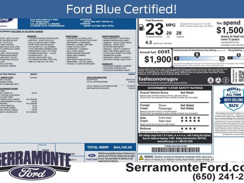 Used 2023 Ford Explorer XLT w/ Equipment Group 202A RWD image 17