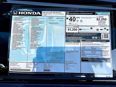 New 2026 Honda CR-V Sport-L image 18