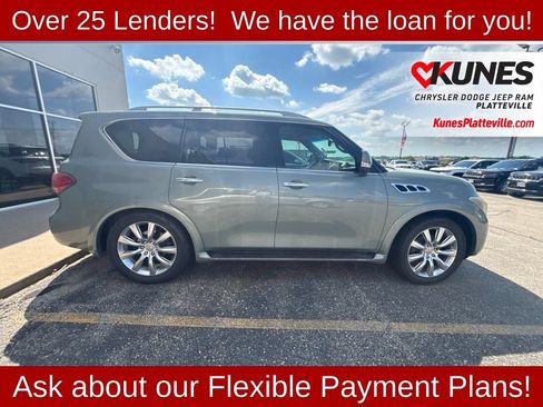 Used 2012 INFINITI QX56 4WD w/ Deluxe Touring Pkg image 11