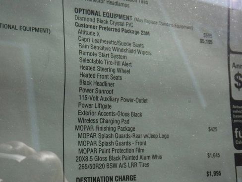 New 2025 Jeep Grand Cherokee Altitude image 40