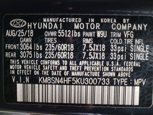 Used 2019 Hyundai Santa Fe XL SE w/ SE Premium Package 02 image 33