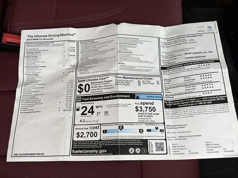 Certified 2024 BMW X3 xDrive30i w/ Premium Package AWD/4WD image 30