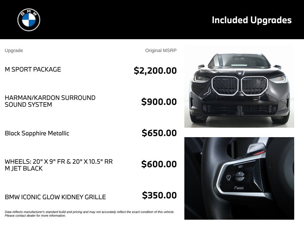 Used 2026 BMW X3 xDrive30i w/ M Sport Package AWD/4WD image 4