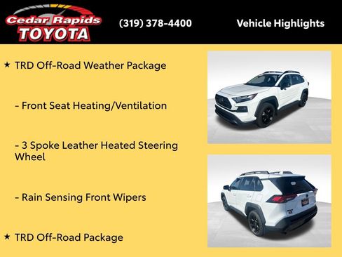 Certified 2022 Toyota RAV4 TRD Off-Road w/ TRD Off-Road Weather Package image 16