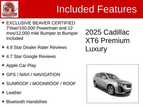 Used 2025 Cadillac XT6 Premium Luxury FWD image 4