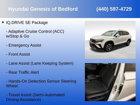 Used 2022 Volkswagen Taos SE w/ Panoramic Sunroof Package FWD image 14