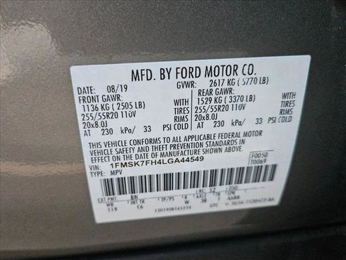 Used 2020 Ford Explorer Limited w/ Class III Trailer Tow Package RWD image 25