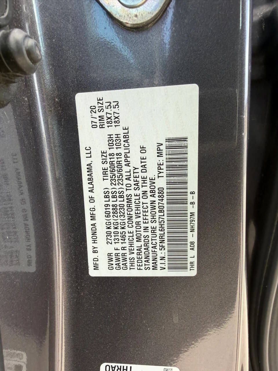 Used 2020 Honda Odyssey EX image 34