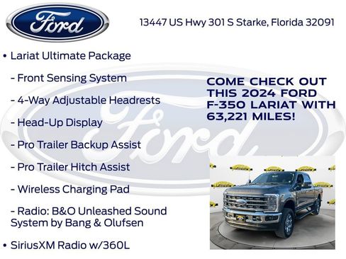 Used 2024 Ford F350 Lariat w/ Lariat Ultimate Package image 25
