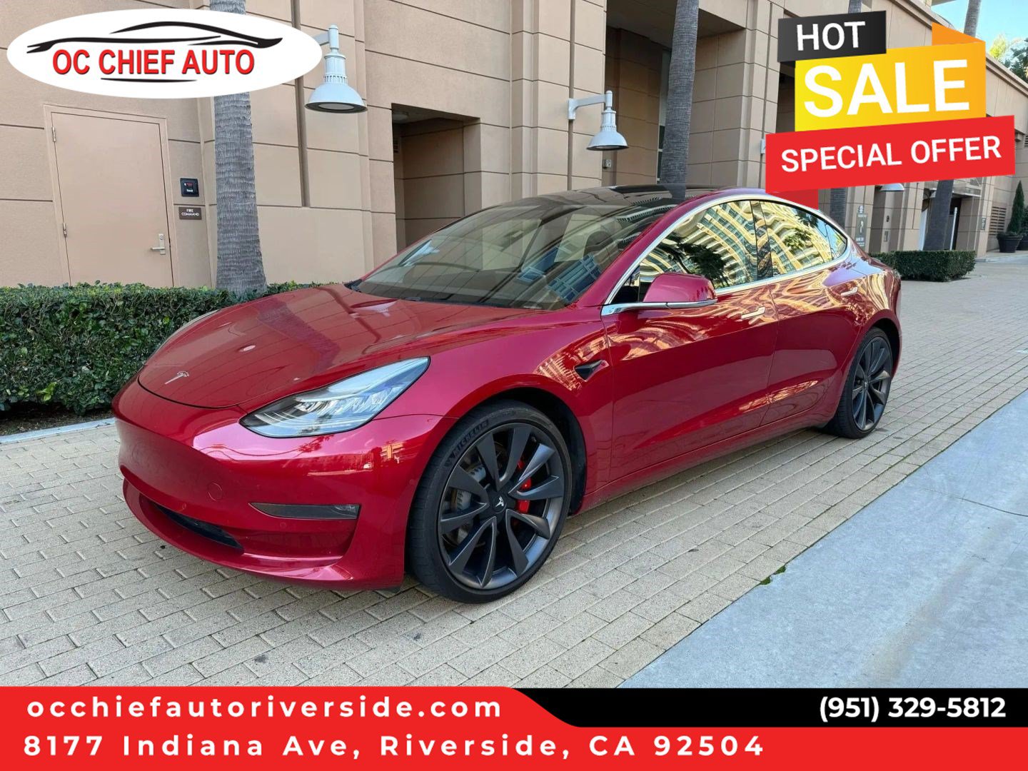Used 2019 Tesla Model 3 Performance AWD/4WD image 1