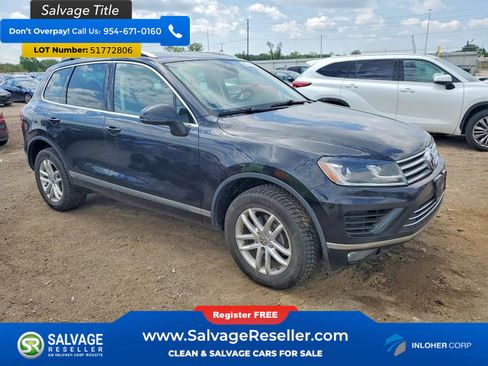 Used 2016 Volkswagen Touareg Sport AWD/4WD image 1