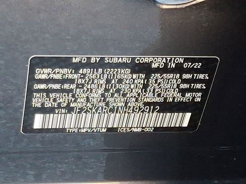 Certified 2022 Subaru Forester Touring image 31