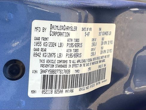 Used 2007 Chrysler PT Cruiser Touring FWD image 18