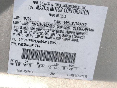 Used 2005 MAZDA MAZDA6 s Grand Touring image 27