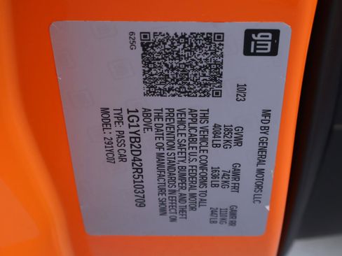 Used 2024 Chevrolet Corvette Stingray Preferred Cpe w/ Z51 Performance Package image 22