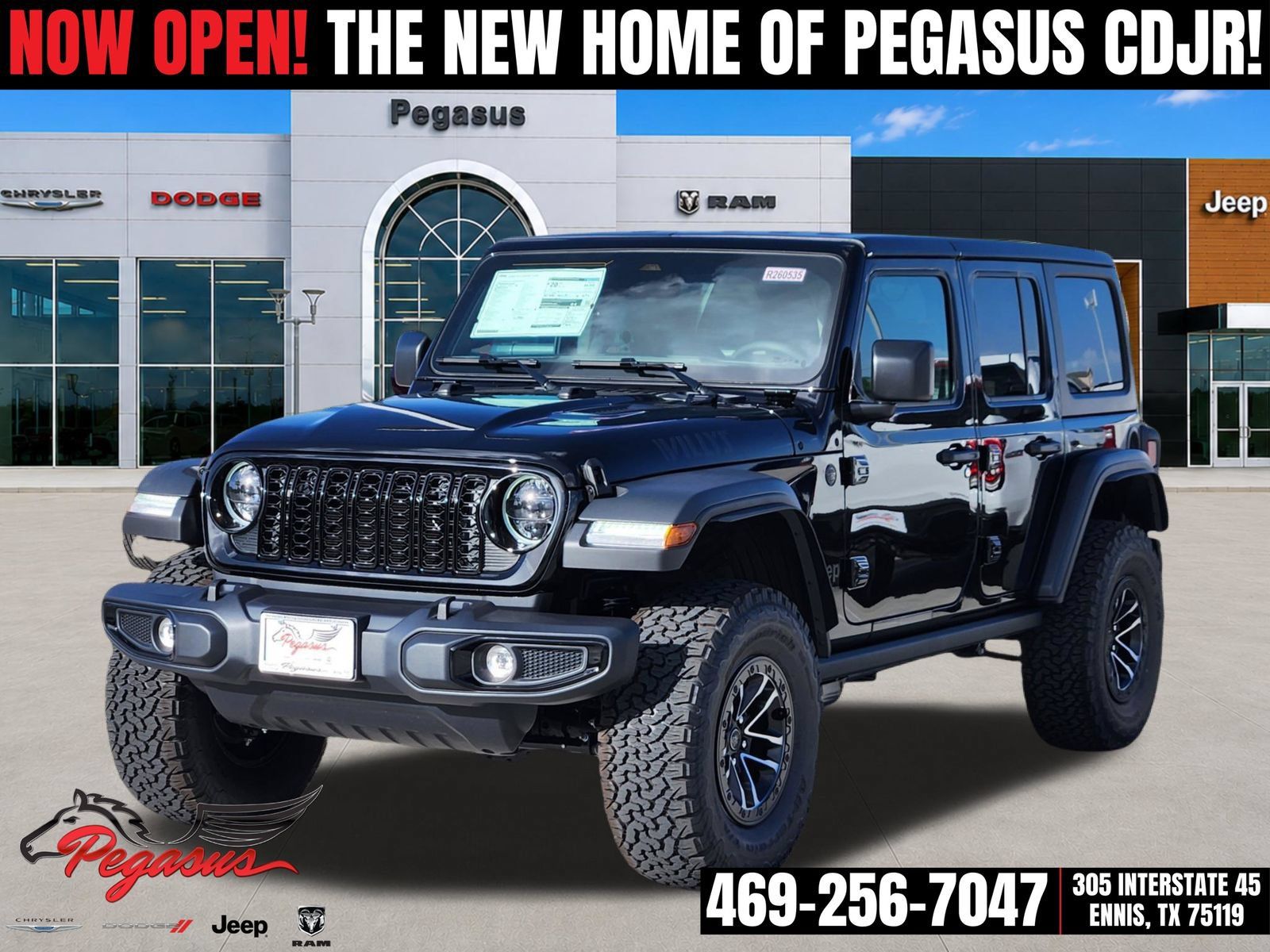 New 2026 Jeep Wrangler Unlimited Sport AWD/4WD image 2