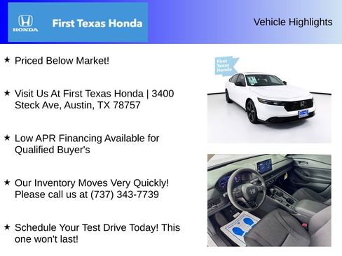 New 2026 Honda Accord SE image 5