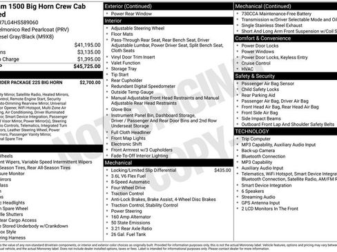 Used 2017 RAM 1500 Big Horn AWD/4WD image 4