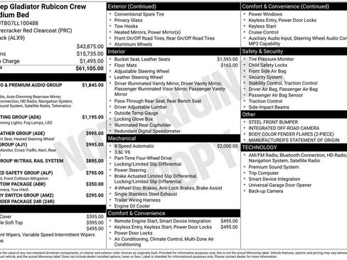 Used 2020 Jeep Gladiator Rubicon image 9