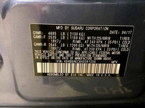 Used 2017 Subaru Outback 2.5i Limited image 35